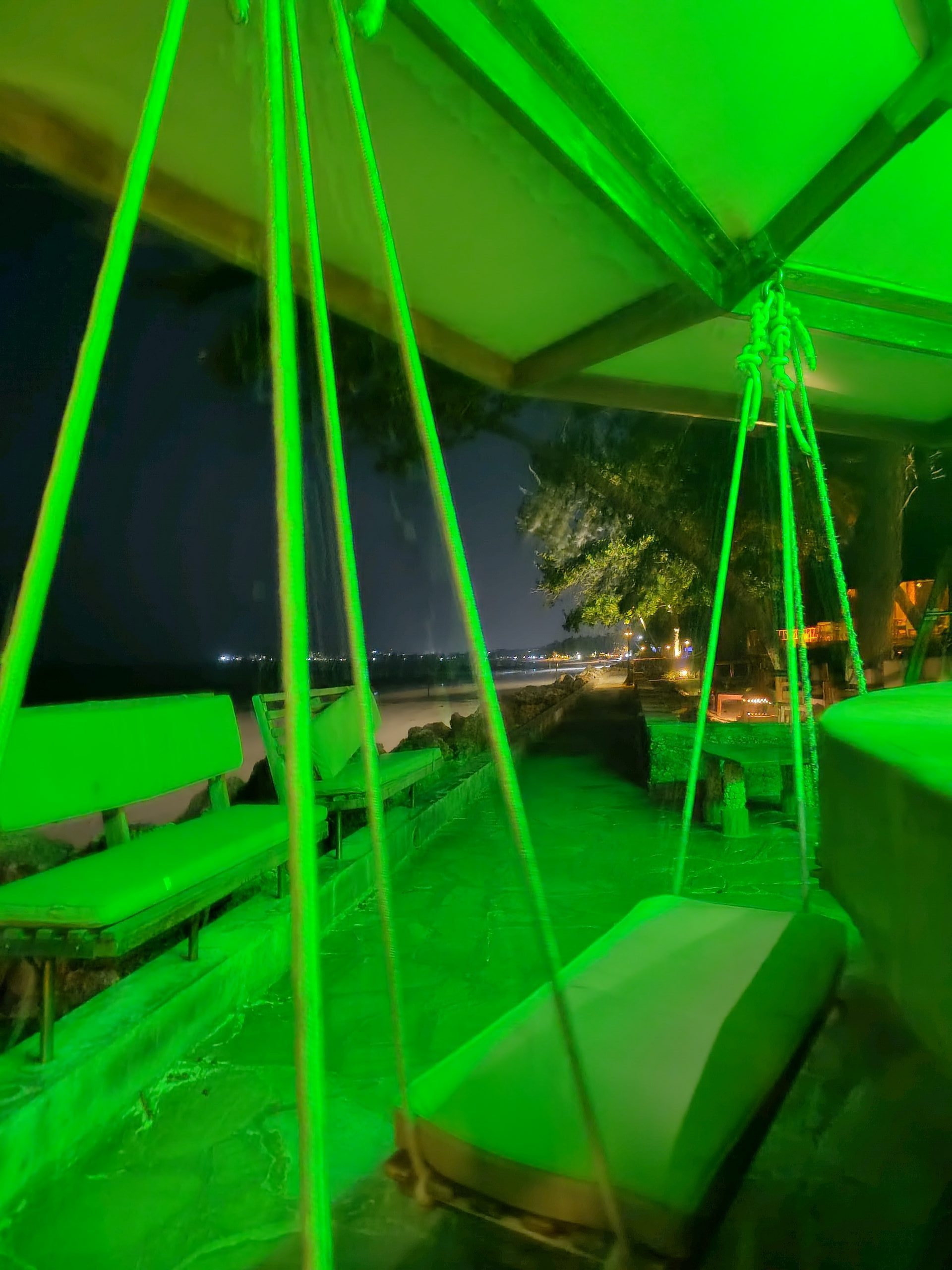 Kenya Musique au Swing Bar Severin Sea Lodge Mombasa ocean view